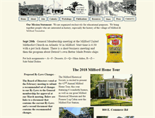 Tablet Screenshot of milfordhistory.org